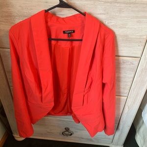 Torrid 00 hibiscus colored blazer
